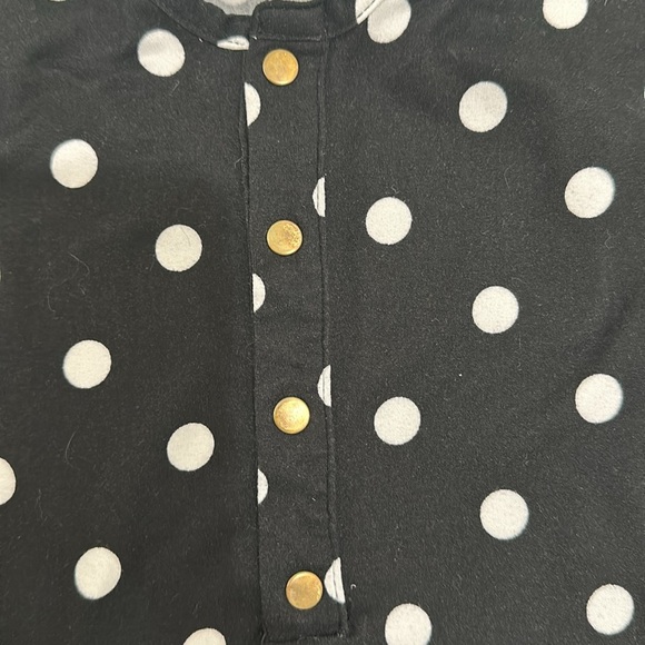 Dwell & Slumber Black & White Polka Dot Caftan - Picture 5 of 5